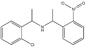 [1-(2-chlorophenyl)ethyl][1-(2-nitrophenyl)ethyl]amine