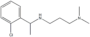 [1-(2-chlorophenyl)ethyl][3-(dimethylamino)propyl]amine Struktur