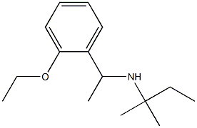 [1-(2-ethoxyphenyl)ethyl](2-methylbutan-2-yl)amine Structure