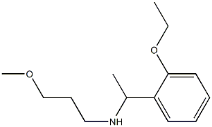 [1-(2-ethoxyphenyl)ethyl](3-methoxypropyl)amine Structure