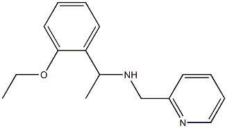 [1-(2-ethoxyphenyl)ethyl](pyridin-2-ylmethyl)amine Struktur