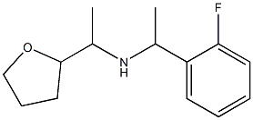[1-(2-fluorophenyl)ethyl][1-(oxolan-2-yl)ethyl]amine Structure