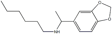 [1-(2H-1,3-benzodioxol-5-yl)ethyl](hexyl)amine