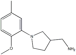 [1-(2-methoxy-5-methylphenyl)pyrrolidin-3-yl]methylamine|