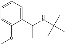 [1-(2-methoxyphenyl)ethyl](2-methylbutan-2-yl)amine Struktur