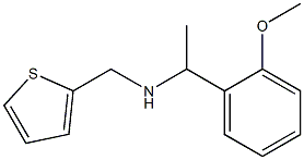 [1-(2-methoxyphenyl)ethyl](thiophen-2-ylmethyl)amine Struktur