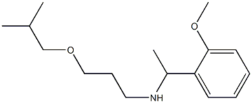 [1-(2-methoxyphenyl)ethyl][3-(2-methylpropoxy)propyl]amine