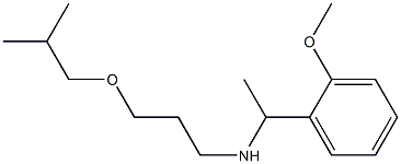  [1-(2-methoxyphenyl)ethyl][3-(2-methylpropoxy)propyl]amine