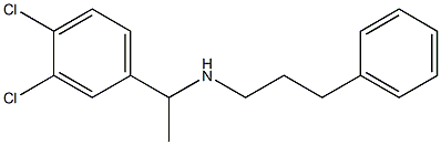 [1-(3,4-dichlorophenyl)ethyl](3-phenylpropyl)amine,,结构式