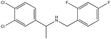 [1-(3,4-dichlorophenyl)ethyl][(2,4-difluorophenyl)methyl]amine