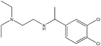 [1-(3,4-dichlorophenyl)ethyl][2-(diethylamino)ethyl]amine Structure