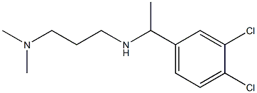 [1-(3,4-dichlorophenyl)ethyl][3-(dimethylamino)propyl]amine,,结构式