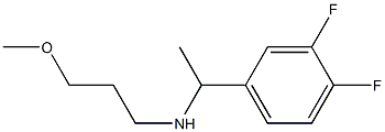 [1-(3,4-difluorophenyl)ethyl](3-methoxypropyl)amine,,结构式