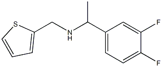 [1-(3,4-difluorophenyl)ethyl](thiophen-2-ylmethyl)amine 化学構造式