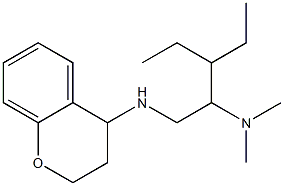 [1-(3,4-dihydro-2H-1-benzopyran-4-ylamino)-3-ethylpentan-2-yl]dimethylamine