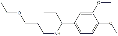 [1-(3,4-dimethoxyphenyl)propyl](3-ethoxypropyl)amine