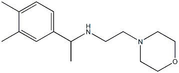 [1-(3,4-dimethylphenyl)ethyl][2-(morpholin-4-yl)ethyl]amine Structure