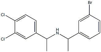  [1-(3-bromophenyl)ethyl][1-(3,4-dichlorophenyl)ethyl]amine