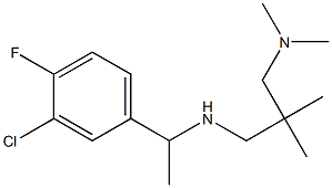 [1-(3-chloro-4-fluorophenyl)ethyl]({2-[(dimethylamino)methyl]-2-methylpropyl})amine