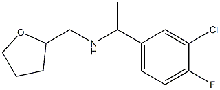 [1-(3-chloro-4-fluorophenyl)ethyl](oxolan-2-ylmethyl)amine