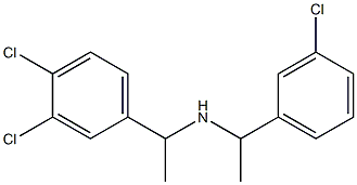 [1-(3-chlorophenyl)ethyl][1-(3,4-dichlorophenyl)ethyl]amine|