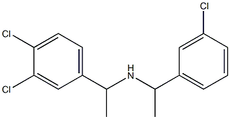 [1-(3-chlorophenyl)ethyl][1-(3,4-dichlorophenyl)ethyl]amine