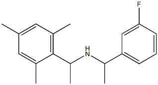 [1-(3-fluorophenyl)ethyl][1-(2,4,6-trimethylphenyl)ethyl]amine,,结构式