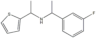 [1-(3-fluorophenyl)ethyl][1-(thiophen-2-yl)ethyl]amine Struktur