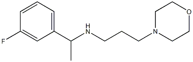 [1-(3-fluorophenyl)ethyl][3-(morpholin-4-yl)propyl]amine Structure