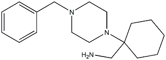 [1-(4-benzylpiperazin-1-yl)cyclohexyl]methanamine,,结构式