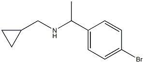 [1-(4-bromophenyl)ethyl](cyclopropylmethyl)amine Structure