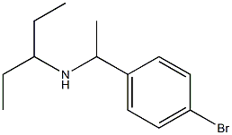 [1-(4-bromophenyl)ethyl](pentan-3-yl)amine 结构式