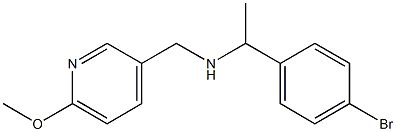 [1-(4-bromophenyl)ethyl][(6-methoxypyridin-3-yl)methyl]amine