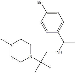 [1-(4-bromophenyl)ethyl][2-methyl-2-(4-methylpiperazin-1-yl)propyl]amine