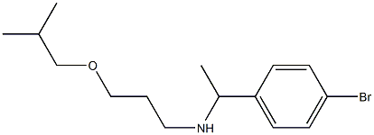 [1-(4-bromophenyl)ethyl][3-(2-methylpropoxy)propyl]amine