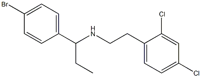 [1-(4-bromophenyl)propyl][2-(2,4-dichlorophenyl)ethyl]amine