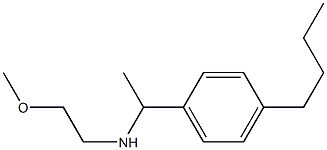 [1-(4-butylphenyl)ethyl](2-methoxyethyl)amine Structure