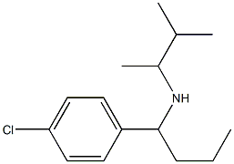 [1-(4-chlorophenyl)butyl](3-methylbutan-2-yl)amine Structure