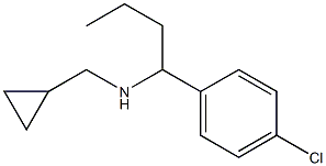 [1-(4-chlorophenyl)butyl](cyclopropylmethyl)amine