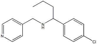 [1-(4-chlorophenyl)butyl](pyridin-4-ylmethyl)amine