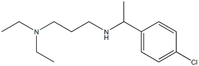 [1-(4-chlorophenyl)ethyl][3-(diethylamino)propyl]amine|