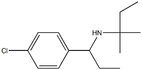  [1-(4-chlorophenyl)propyl](2-methylbutan-2-yl)amine