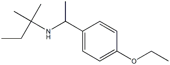 [1-(4-ethoxyphenyl)ethyl](2-methylbutan-2-yl)amine Struktur