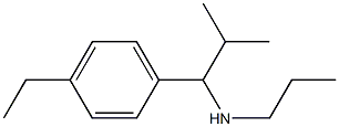[1-(4-ethylphenyl)-2-methylpropyl](propyl)amine,,结构式
