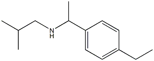 [1-(4-ethylphenyl)ethyl](2-methylpropyl)amine,,结构式