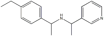 [1-(4-ethylphenyl)ethyl][1-(pyridin-3-yl)ethyl]amine|