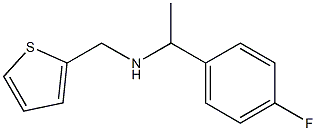 [1-(4-fluorophenyl)ethyl](thiophen-2-ylmethyl)amine Structure