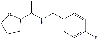 [1-(4-fluorophenyl)ethyl][1-(oxolan-2-yl)ethyl]amine 结构式