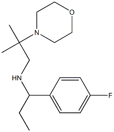 [1-(4-fluorophenyl)propyl][2-methyl-2-(morpholin-4-yl)propyl]amine