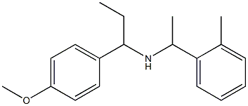 [1-(4-methoxyphenyl)propyl][1-(2-methylphenyl)ethyl]amine